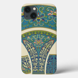 iPhone 13 Coque Conceptions bleues d'Oriental avec les visages de