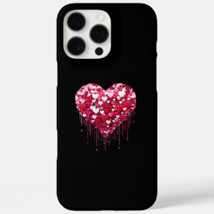 Coque iPhone 16 Pro Max Conceptions de cœur de la Saint-Valentin Peinture