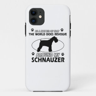 Coque iPhone 11 conceptions drôles de SCHNAUZER