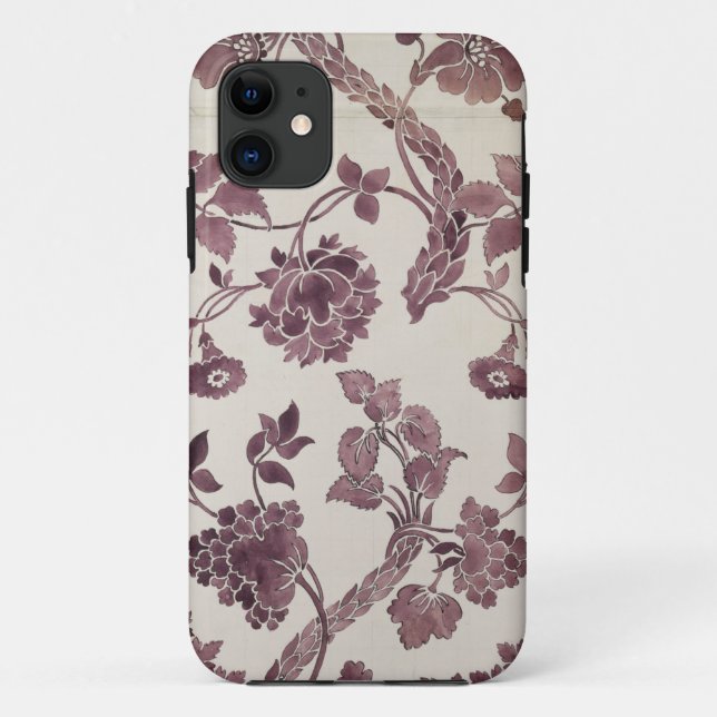 Coques Case-Mate iPhone Concevez pour une damassé en soie, 1752 (crayon et (Dos)