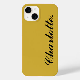 Coque Case-Mate iPhone Concevez Votre Propre Nom sur Ce Métal Doré