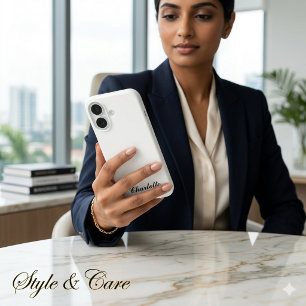 Coque Pour iPhone 16 Concevez Votre Propre Nom sur Ceci