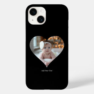Coque Case-Mate iPhone Concevez votre propre photo en forme de coeur uniq