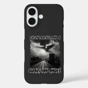 Coque Pour iPhone 16 Conducteur de camion Gardien Angel Protection Fait