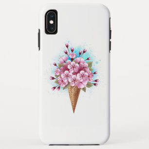 Case-Mate iPhone Case Cône rose Sakura crème glacée gaufre