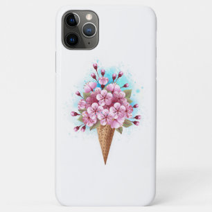 Case-Mate iPhone Case Cône rose Sakura crème glacée gaufre