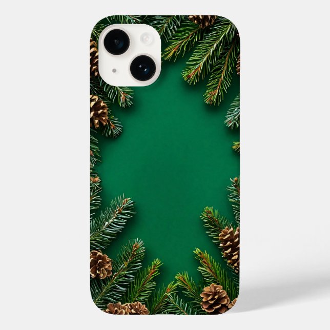 Coques Case-Mate iPhone Cônes de pin Branches Hiver Nature Quotidien (Verso)