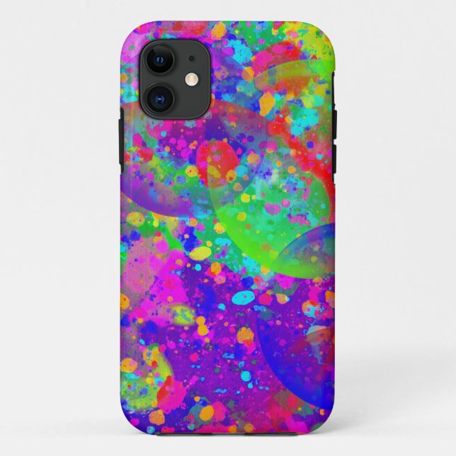 Coques Case-Mate iPhone Confetti & bulles (Dos)