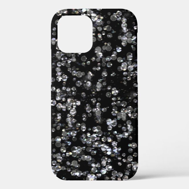 Coques Case-Mate iPhone Confetti de Parties scintillant de Bokeh en verre  (Verso)