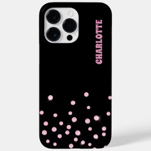 Coque Case-Mate iPhone Confetti en diamant rose