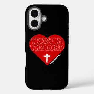 Coque Pour iPhone 16 Confiance dans le Seigneur - Proverbes 3:5-6
