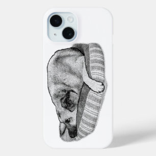 Coque Case-Mate iPhone Confort Classique, Chien au Lit Relaxe