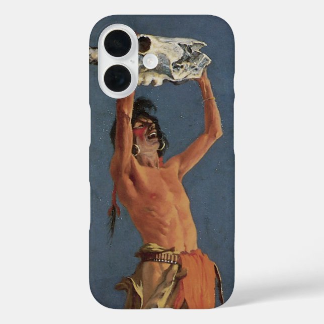 Coques Case-Mate iPhone Conjuring Back the Buffalo de Frederic Remington (Verso)