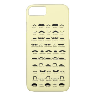 Coque Case-Mate Pour iPhone Connais ta moustache ? Jaune