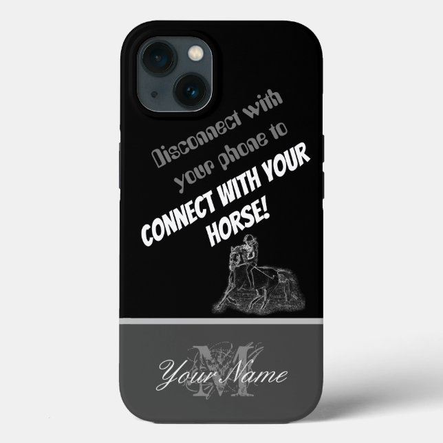 Coques Case-Mate iPhone Connectez-vous avec votre cheval ! (Verso)