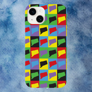 Coque Case-Mate iPhone Connecticut State Pop Art Motif