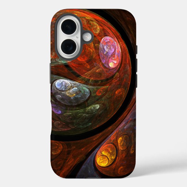 Coques Case-Mate iPhone Connexion fluide Art Abstrait (Verso)