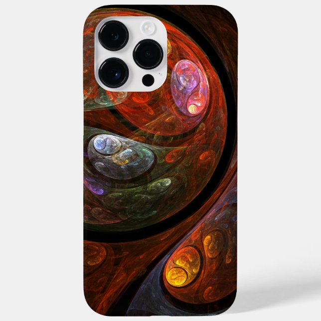Coques Case-Mate iPhone Connexion fluide Art Abstrait (Verso)