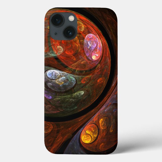 Coques Case-Mate iPhone Connexion fluide Art Abstrait (Verso)