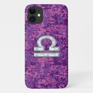 Coque Case-Mate Pour iPhone Connexion Libra sur Camo numérique Fuchsia
