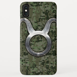 Coque Case-Mate Pour iPhone Connexion Taurus au Camouflage numérique vert Wood