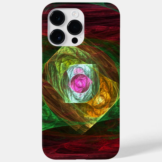 Coques Case-Mate iPhone Connexions dynamiques Art Abstrait (Verso)