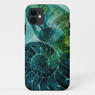 Coque Case-Mate iPhone Conque en spirale Shell de turquoise