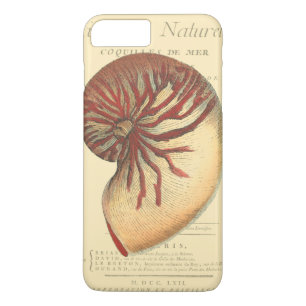 Coque iPhone 8 Plus/7 Plus Conque rouge vintage Shell