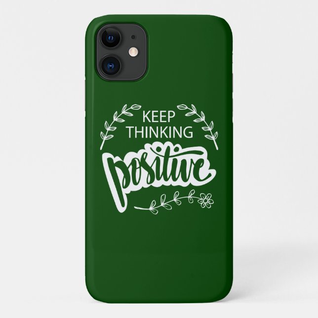 Coques Case-Mate iPhone Conserver la pensée positive (Dos)