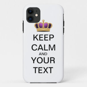Etui iPhone Case-Mate Conserver le calme et votre texte