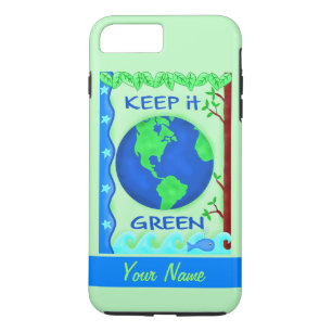 Coque Case-Mate Pour iPhone Conserver Vert Économisez L'Environnement De La Te