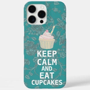 Coques iPhone 16 Pro Max CONSERVEZ CALME ET Mangez Cupcakes-changer la prun