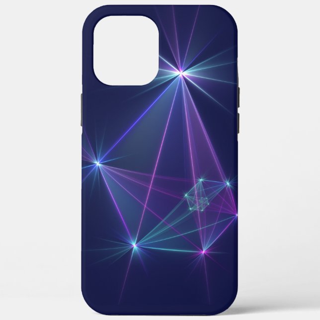 Coques Case-Mate iPhone Constellation, Art Fractal Abstrait Imaginaire (Verso)