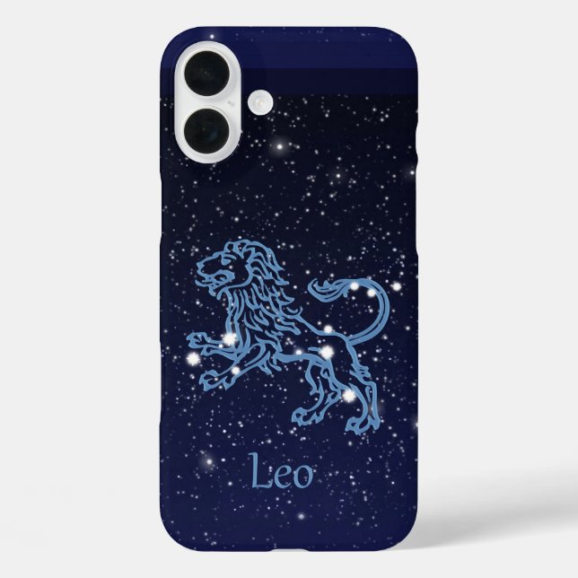 Coques Case-Mate iPhone Constellation du Lion et signe du zodiaque avec de (Verso)