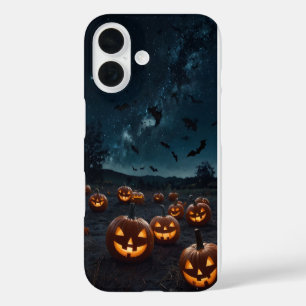 Coque Pour iPhone 16 Constellations d'Halloween cosmiques