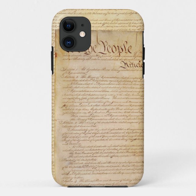 COQUES Case-Mate iPhone CONSTITUTION DES USA (Dos)