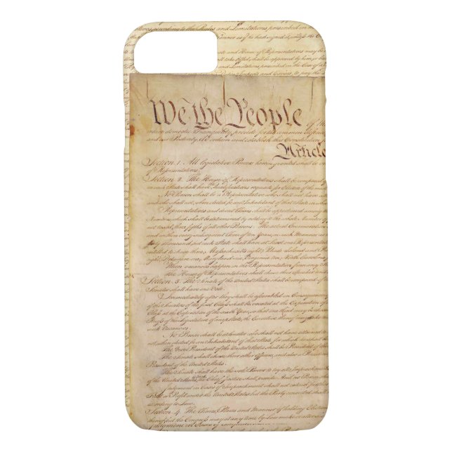 COQUES Case-Mate iPhone CONSTITUTION DES USA (Dos)