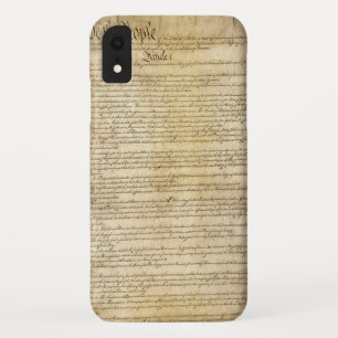 Coque Case-Mate Pour iPhone Constitution d'Etats-Unis vintage