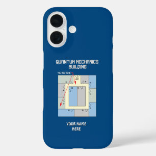 Coque Pour iPhone 16 Construction de mécanique quantique colorée
