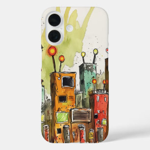 Coque Pour iPhone 16 Construction en carton ondulé