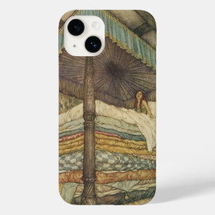 Coque Pour iPhone 14 Conte de fées vintage, Princesse et petit pois, Ed