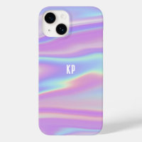 Contemporain Abstrait Féminin Iridescent Monogramm