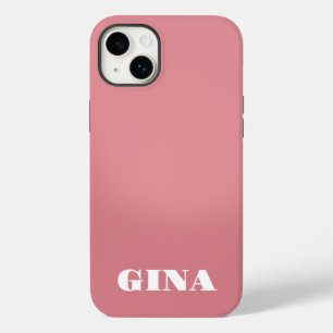 Coque Case-Mate iPhone Contemporain Rustique rose Personnalisé