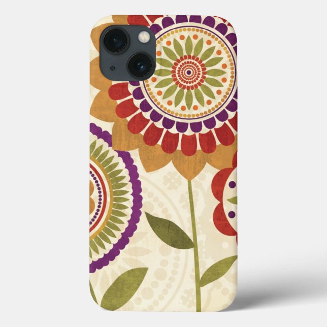 Coques Case-Mate iPhone Contemporary Fall Flowers (Verso)