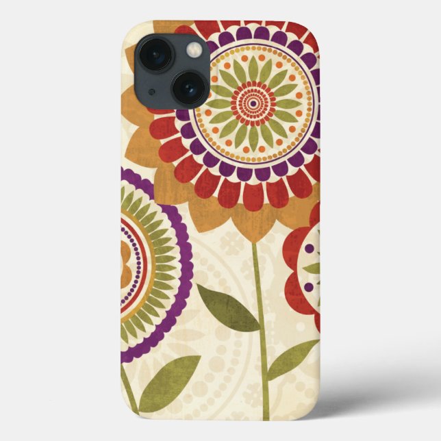 Coques Case-Mate iPhone Contemporary Fall Flowers (Verso)