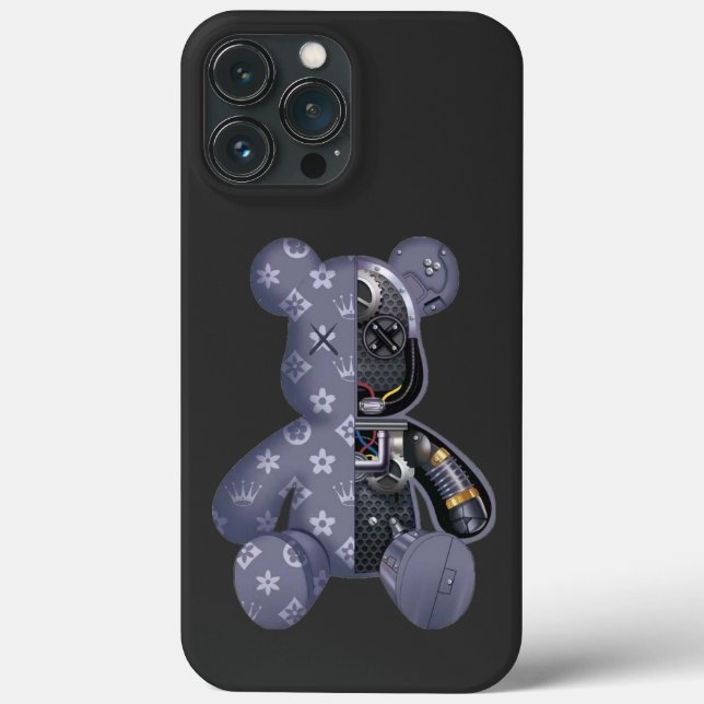 Coques Case-Mate iPhone Contemporary Robot Bear (Verso)