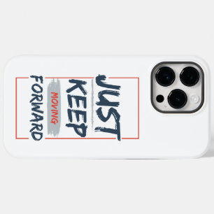 Coque Case-Mate iPhone Continuez à aller de l'avant – Citation Motivante