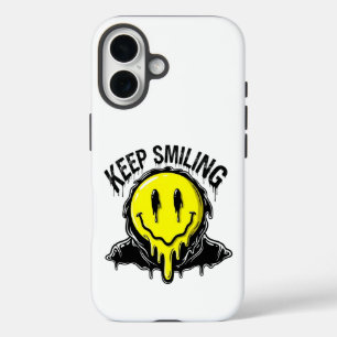 Coque Pour iPhone 16 Continuez à sourire