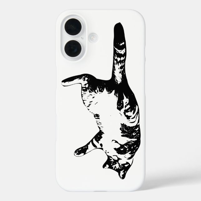 Coques Case-Mate iPhone Contour du tableau, calme minimal (Verso)