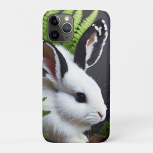 Case-Mate iPhone Case Contraste frappant : Le lapin blanc aux oreilles n